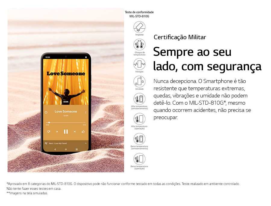 Smartphone LG K22+ 64GB 3GB RAM Tela 6.2 Câmera Dupla Traseira 13MP + 2MP Frontal 5MP Bateria de 3000mAh Titan